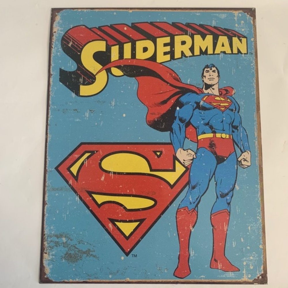 Superman Tin Poster - Collectable